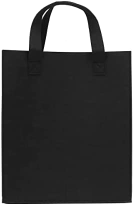 SYUTAM Felt Reusable Shopping Bag, Storage Tote Utility Bag with Reinforced Handles for Grocery, Work, Travel, Newspaper Magazine, Toys, Clothes,