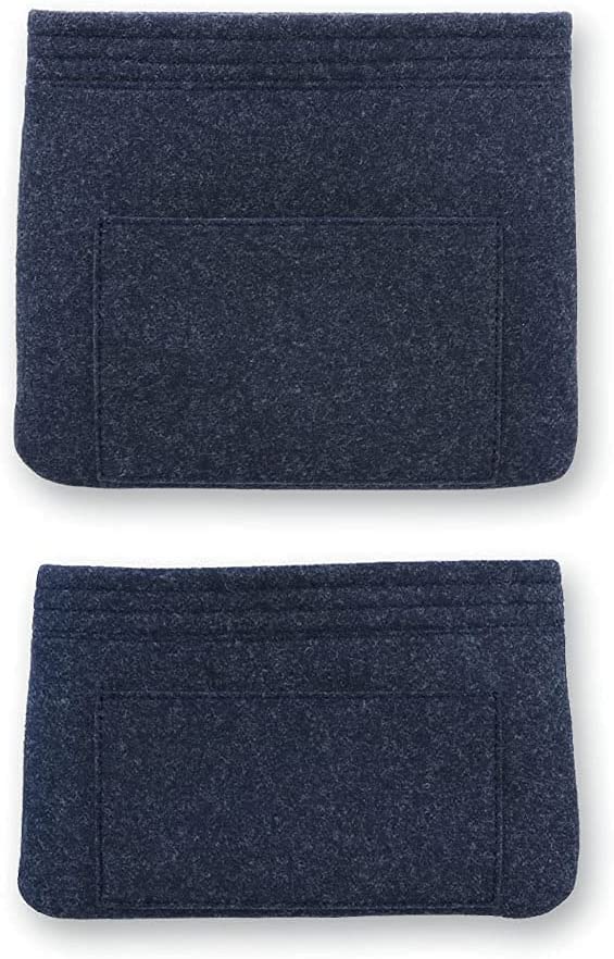 SYUTAM Felt Purse Organizer Insert, Handbag Storage Pouch with Multi Pockets - Pack of 2