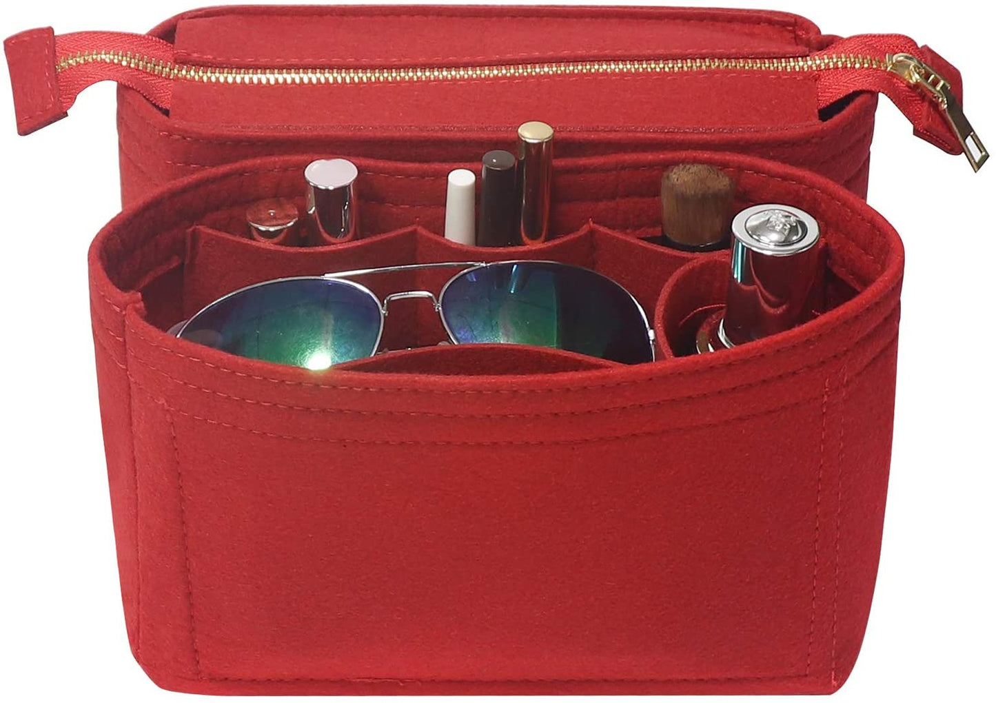 SYUTAM Women Felt Purse Organizer Insert for Handbag, Tote, Hobo Bag, Storage Purse Divider,